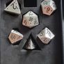 Heavy Metal D&D Dice Set, Purple Druid Theme Image 2