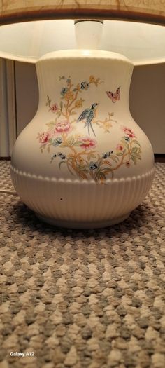 vintage wicklow ceramics lamp