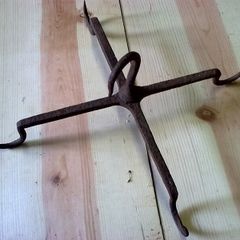 Old Irish blacksmith made game hook. Hunting bygone