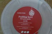 BNWT 2lt Plastic Pudding Bowl with Lid