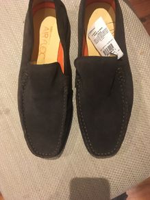 Brand New Marks and Spencer AirFlex Brown Suede Loafers - Size 42