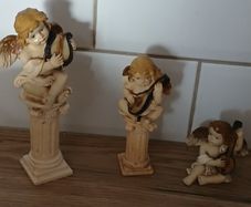 Set of 3 Vintage Cherubs