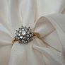 Sparkling Diamond Cluster Ring 18Carat Gold Image 5