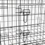 BRAND NEW medium dog crate in black 91cm - kennel - cat rabbit chinchilla cage - pet carrier Image 2