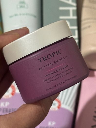 Brand new luxury body was, showed me polisher, body scrub new