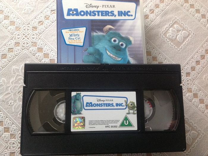 Monsters, Inc.  Vhs Video.