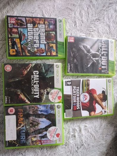 Xbox360. console, official steering wheel + games