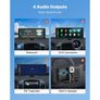 Wireless Car Stereo, 254 mm HD Portable Radio Touch Screen with Apple CarPlay and Android Auto, CarPlay Screen with Front & Backup Cameras, Voice Control, Mirror Link, Bluetooth, GPS Navigation Image 4