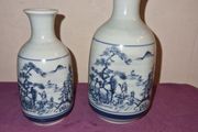 2 Vintage Rice wine bottles