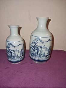 2 Vintage Rice wine bottles