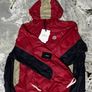Moncler Tri-Color Windbreaker Jacket XXL Red/Navy/Beige Image 2