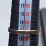 Vintage 14ct Gold Red Stone Ring Size 55 Dublin Hallmarked Image 8