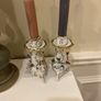 Vintage petite pair of  candle  stick holders Image 4