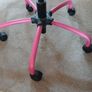 Pink swivel chair Image 4