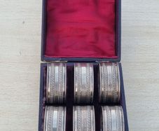 6 Edwardian Napkin Rings