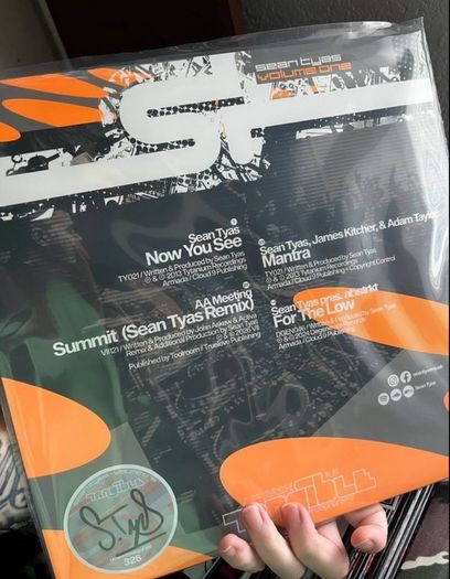 Limited edition Sean Tyas Tangible series Volume 1  12" vinyl
