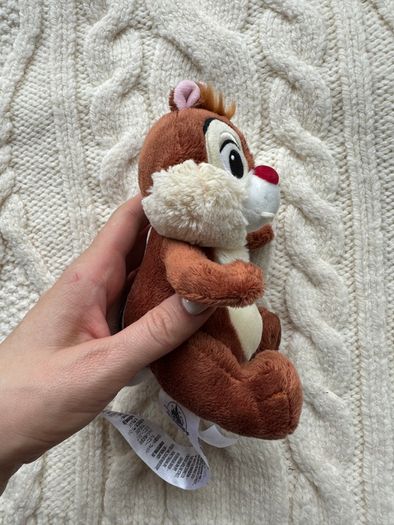 Disney Dale Mini Bean Bag Small Plush Animal Chipmunk Used PLease look at the pictures