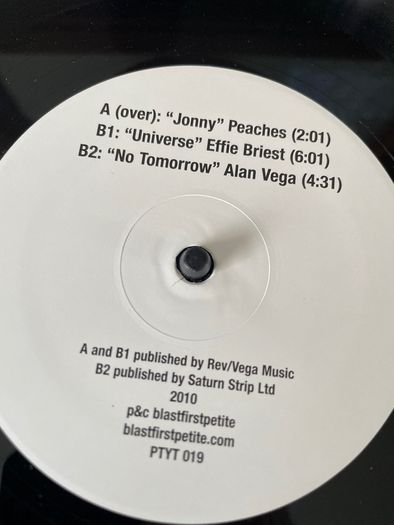 Peaches / Effi Briest / Alan Vega - #8 Alan Vega 70th Birthday Limited Edition EP Series