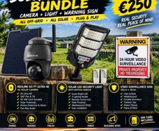 Off-Grid Solar Security Kit | 4K 4G Camera & Light