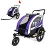 Childrens Bike Trailer with Jogger Mode and Suspension Image 3