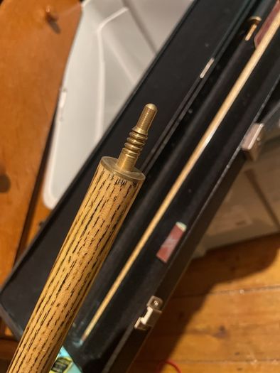 Cue Craft 18oz - 3 part snooker cue, case
