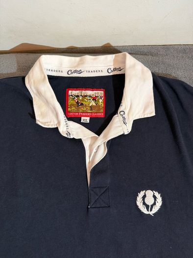 Scotland rugby vintage cotton traders jersey Extra large