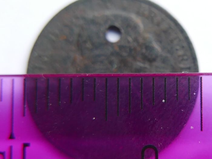 1861 Victoria Half-Penny Coin