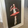 Solus "Ballerina Boxer" Signed Limited Edition Lithograph, Custom Framed Image 3