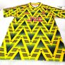 1991/93 Arsenal Away Bruised Banana Official Adidas Replica Jersey(ge4787) Size M Adults Image 5