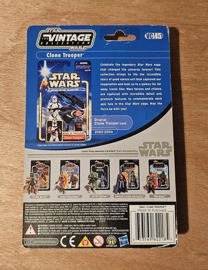 Star Wars Clone Trooper 3.75 " Scale (Some Edge Wear To The Card) New & Unopened