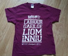 Purple Irish Top  Age 9-10