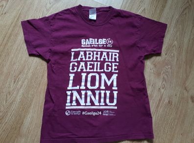 Purple Irish Top  Age 9-10