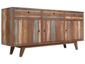 Sideboard Solid Wood Vintage 145x40x75 cm