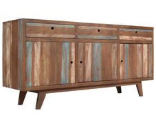 Sideboard Solid Wood Vintage 145x40x75 cm