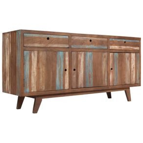 Sideboard Solid Wood Vintage 145x40x75 cm