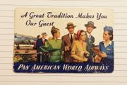 Pan American World Airways Airline Pocket Calendar 1947-1948  rare find