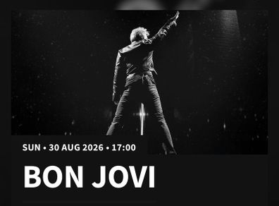 Bon Jovi seated ticket