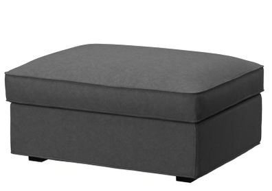 Ikea KIVIK Footstool with storage (dark grey)