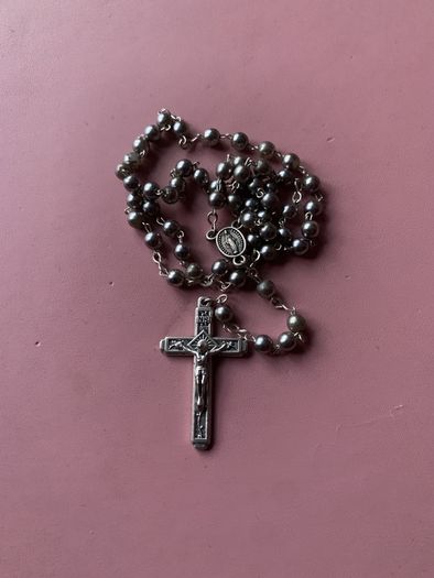 Silver Rosary