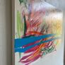 Large abstract painting original abstract art Poolbeg chimneys Dublin art Image 6