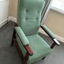 Vintage High-Back Armchair Image 5