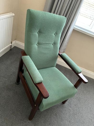 Vintage High-Back Armchair