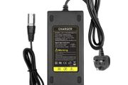 54.6V 2Amp Battery Charger for Electric Bike, 48V Lithium Battery Charger For Electric Scooter, Ebike, Mobility Scooter, XLR 3 Pin Connector IRISH  PLUG