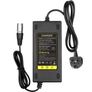 54.6V 2Amp Battery Charger for Electric Bike, 48V Lithium Battery Charger For Electric Scooter, Ebike, Mobility Scooter, XLR 3 Pin Connector IRISH  PLUG Image 2