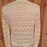 Cream Knit Cardigan Image 3