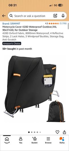 Motorbike Cover XXL
