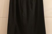 Oasis Black Pin Striped Skirt