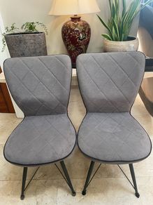 2 x Very Classy Sturdy Kitchen Dining Chairs - Can Deliver