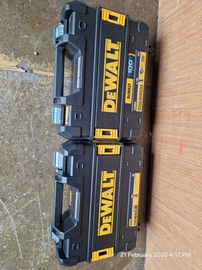 DeWalt tstak drill tool cases