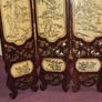 Vintage Chinese miniature table screen Image 3